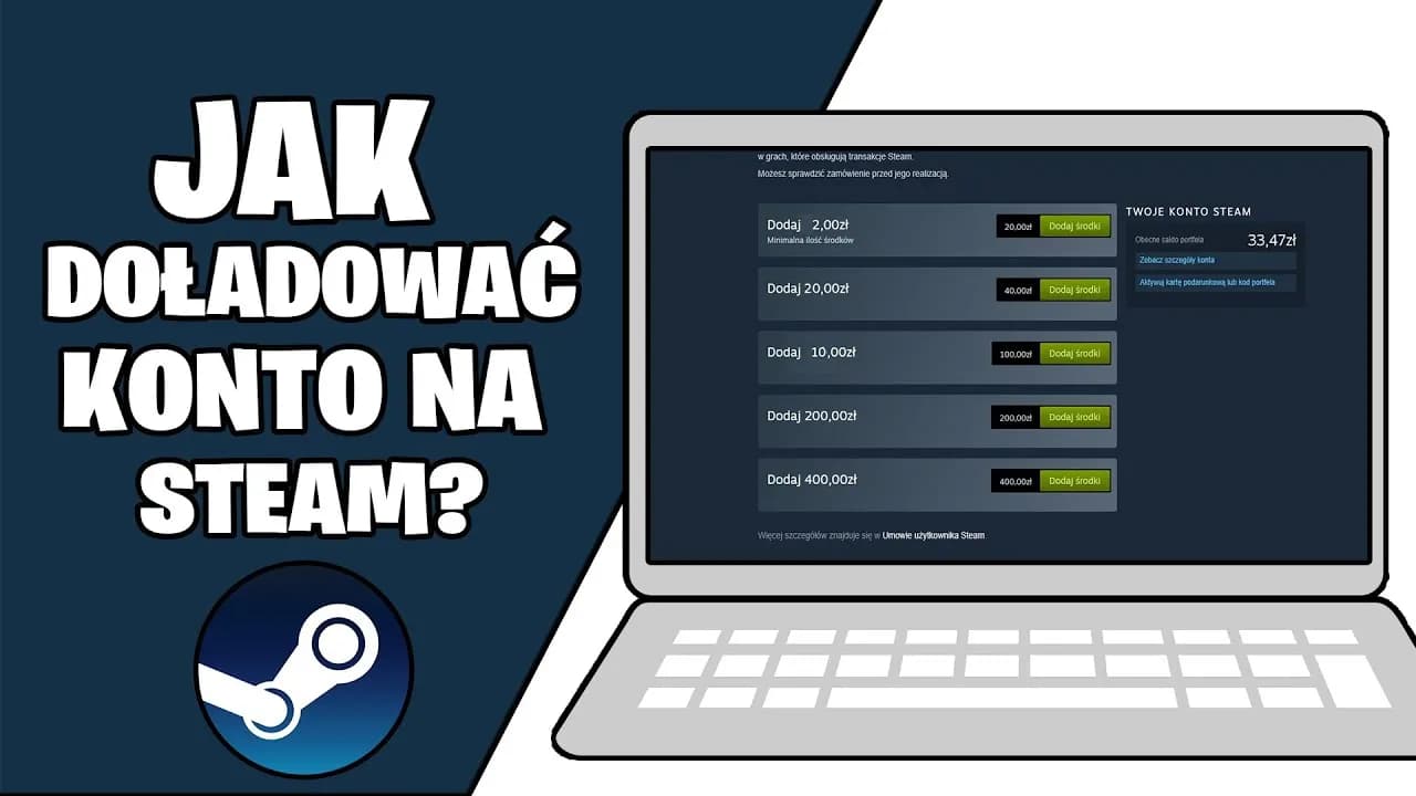 Jak doładować konto na Steam: 5 prostych kroków + porady