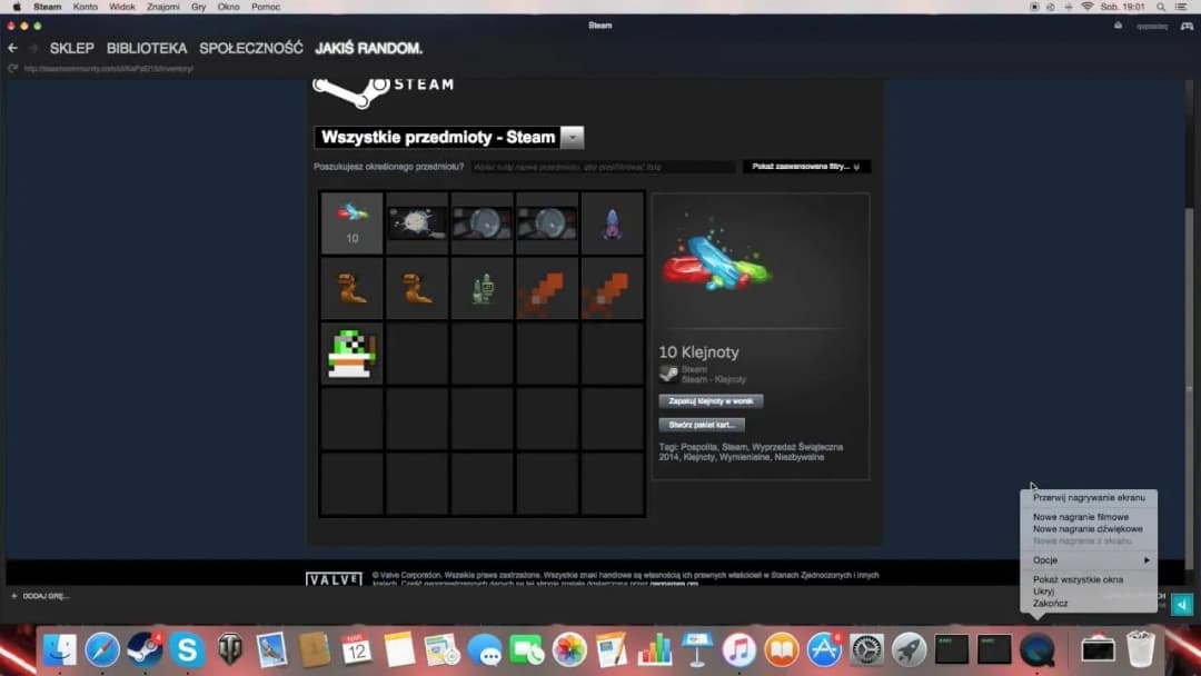 Klejnoty na Steam: Ukryty sposób na darmowe przedmioty w grach